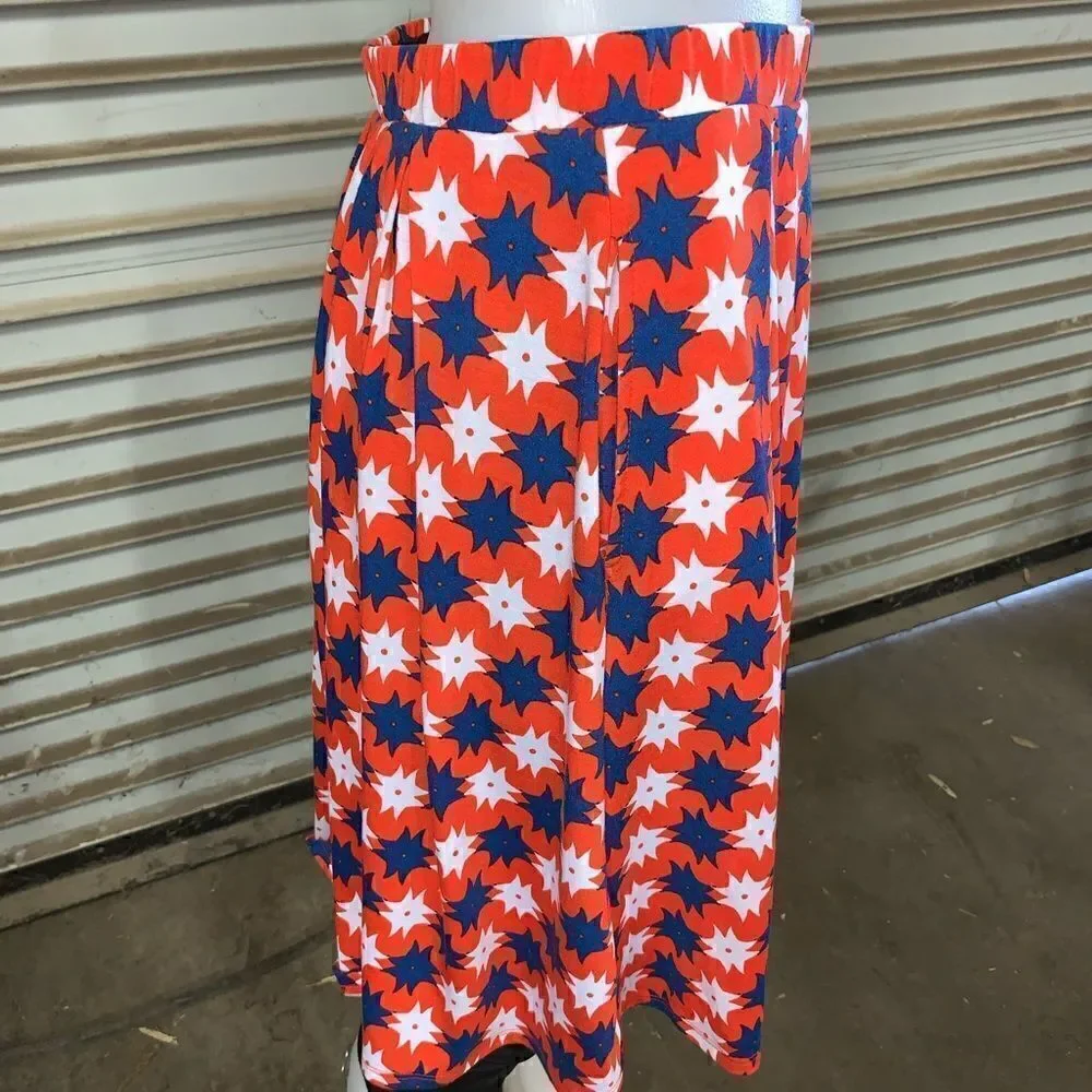 LuLaRoe red skirt